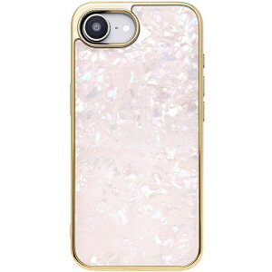 UNiCASE(���j�P�[�X) UNI-CSIP25S-0GSPK pink iPhone 16e�p Glass Shell Case