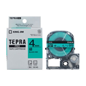 �L���O�W�� KING JIM �e�v��PRO �J���[���x�� �p�X�e�� �� ������ 4mm SC4G SC4G