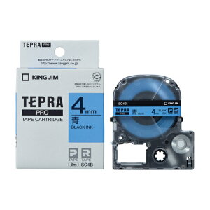 �L���O�W�� KING JIM �e�v��PRO �J���[���x�� �p�X�e�� �� ������ 4mm SC4B SC4B