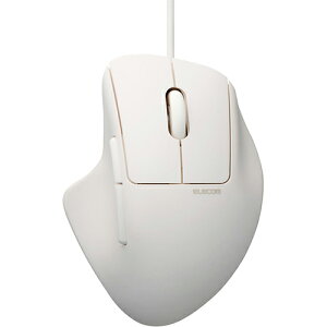 �G���R��(ELECOM) M-SH30UBSKWH �z���C�g �L��7�{�^���}�E�X �`���g�z�C�[���t M�T�C�Y