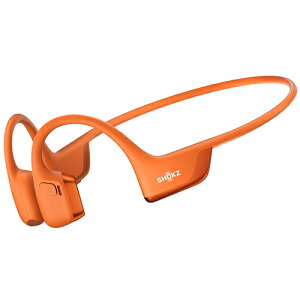 �y�����ۏؕt�zShokz(AfterShokz)(�V���b�N�X(�A�t�^�[�V���b�N�X)) OpenRun Pro 2 �I�����W ���`���C���z�� USB-C�[�d SKZ-EP-000031