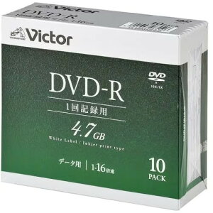�r�N�^�[(Victor) DHR47JP10J5 Victor �p�\�R���p 16�{�� DVD-R 10���p�b�N 4.7GB