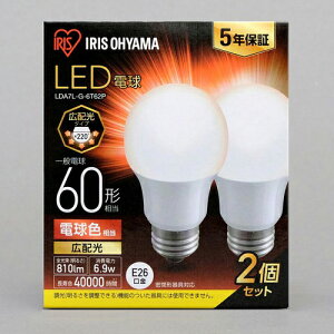 ACXI[}(Iris Ohyama) LDA7L-G-6T62P LEDd E26 Lz 60` dF 2Zbg