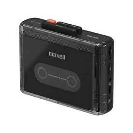 マクセル maxell MXCP-P100BK ブラック Bluetooth対応 充電式ポータブルカセットプレーヤー MXCPP100BK