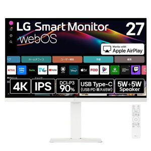 yۏؕtzLGGNgjNX LG 27U730SA-W LG Smart Monitor 27^ 4KwebOSڃj^[ 27U730SAW