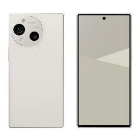 シャープ SHARP AQUOS R10 256GB SH-M31A W カシミヤホワイト 6.5型 12GB/256GB SIMフリースマートフォン SHM31AW