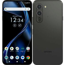 FCNT エフシーエヌティー arrows Alpha 6.4型 12GB/512GB ブラック SIMフリースマートフォン PB8M0000JP USB Type-C 超急速充電 防水 PB8M0000JP