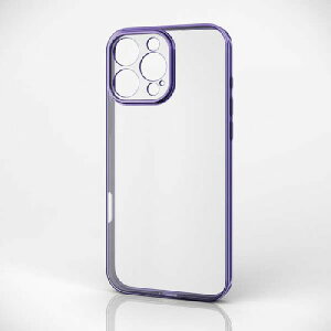 GR(ELECOM) PM-A24DUCTMKPU ^bN@CIbg iPhone 16 Pro Maxp \tgP[X Ɍ ^bN