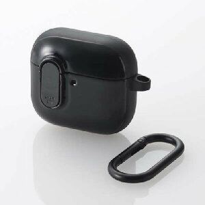 �G���R��(ELECOM) AVA-AP06TSLBK �u���b�N AirPods ��4���� �p TOUGH SLIM Lock
