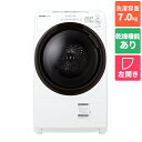 【標準設置料金込】シャープ SHARP ES-7S1-WL ホワイト系 プラズマクラスター ドラム式洗濯乾燥機 左開き 洗濯7kg 乾燥3.5kg ES7S1WL