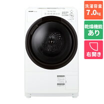 楽天市場】シャープ sharp es－s7d－wr ドラム式洗濯乾燥機の通販