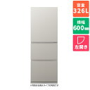 【標準設置料金込】パナソニック Panasonic NR-C33JS2-LC マットライトベージュ 冷凍冷蔵庫 左開き 326L 幅 600mm NRC33JS2LC