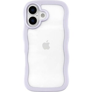 UNiCASE(jP[X) Wavy Case purple for iPhone17P[X UNI-CSIP25M-5WCPU