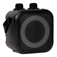 ゼピール ZEPEAL ZQS-10KB モバイルスピーカー モバカラ マイクも2本付 Bluetooth・USBメモリ・外部入力A…