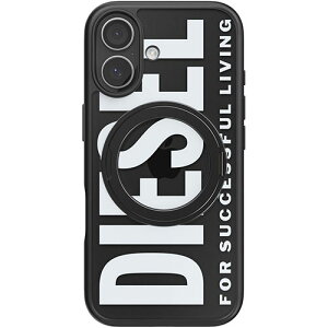 DIESEL fB[[ iPhone17p Diesel Ringstand-Magsafe Case FW24 black/white iPhone17P[X 60403 60403