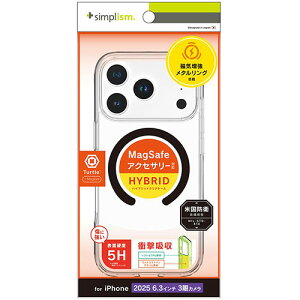 gjeB iPhone17 Prop Turtle MagSafeΉ nCubhNAP[X ubNO TR-IP25M3-TTMS-CLBK