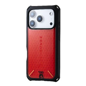 �G���R��(ELECOM) PM-A25CZEROD3RD ���b�h iPhone17 Pro �P�[�X �n�C�u���b�h D3O R ���Ռ��ی� �t�B�����t ZEROSHOCK