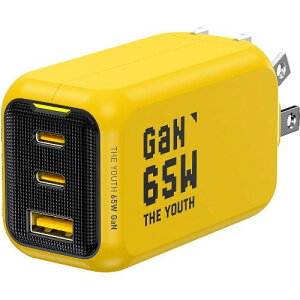 AOHi(AInC) RE-JEYTP65YL1 CG[ THE YOUTH PD 65W USB C×1|[g PC/gѓdb/^ubg 65W}[d