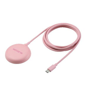 エレコム(ELECOM) W-MA10PN ピンク ワイヤレス充電器 マグネット式 Qi2 15W 高速充電 コンパクト Magsafe対応iPhone/Qi2規格対応スマホ等