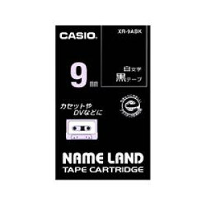 CASIO �J�V�I XR-9ABK �l�[�������h �������e�[�v ��/������ 9mm XR9ABK