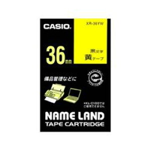 CASIO �J�V�I XR-36YW �l�[�������h �X�^���_�[�h�e�[�v ��/������ 36mm XR36YW