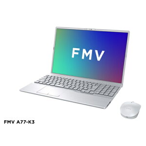 【長期保証付】富士通(FUJITSU) FMV Note A FMVA77K3SA 16.0型 Win11Home Ryzen7 メモリ16GB SSD512GB OfficeH&B2024 ノートパソコン ファインシルバー A77-K3