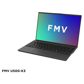 富士通 FUJITSU FMV Note U FMVU500K3B 14.0型 Win11Home Corei5 メモリ16GB SSD512GB OfficeH&B2024 ピクトブラック U500-K3 FMVU500K3B