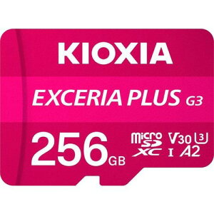LINVA(KIOXIA) KMUH-C256G EXCERIA PLUS G3 microSDXC UHS-I U3 V30 C10 A2 J[h 256GB