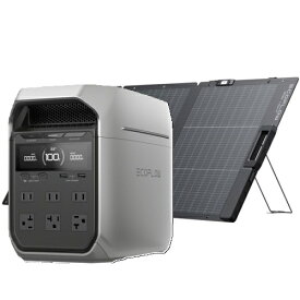 エコフロー EcoFlow EcoFlow DELTA 3 Plus 1024Wh + 160W Lightweight Portable Solar Panel ソーラーパネルセット 7263
