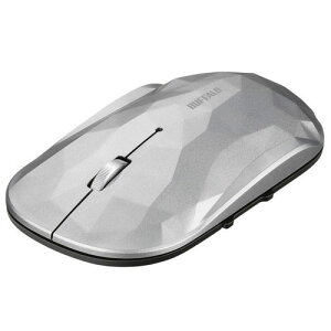 �o�b�t�@���[ BUFFALO BSMBW530GSV �W�I���g���[/�V���o�[ USB BlueLED���w���}�E�X 5�{�^�� BSMBW530GSV