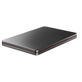 IODATA アイ・オー・データ HDPX-UTSC2K(Black×Red) USB 3.2 Gen 1対応 ポータブルHDD「カクうす」2TB HDPXUTSC2K