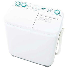 【設置＋リサイクル】アクア(AQUA) AQW-N401-W(ホワイト) 二槽式洗濯機 洗濯/脱水4kg