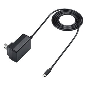 �T�����T�v���C ACA-IP103BK USB Type-C�P�[�u����̌^AC�[�d�� 5V/3A