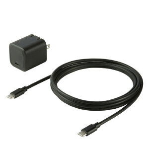 �T�����T�v���C ACA-PD109SETBK USB PD�Ή��L���[�u�^AC�[�d�� PD45W�EType-C�P�[�u���t��