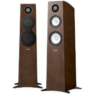 One Yamaha Ns F700 Mb Brown Birch Floor Standing Speaker