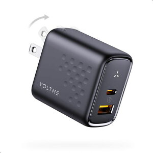 �{���g�~�[(VOLTME) V2143 �u���b�N USB�}���[�d�� Revo 45 Duo A�{C USB PD �p���[�f���o���[ �Ή� 45W USB-C×1/USB-A×1 �܂肽���ݎ��v���O