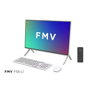 �x�m��(FUJITSU) FMV Desktop F FMVF55L1WA 23.8�^ Win11Home Ryzen 5 ������16GB SSD512GB Office�I�v�V�����t �f�X�N�g�b�v�p�\�R�� �z���C�g F55-L1