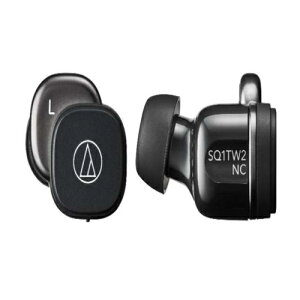 �y�����ۏؕt�z�I�[�f�B�I�e�N�j�J(audio-technica) ATH-SQ1TW2NC-BK �u���b�N ���S���C�����X�m�C�Y�L�����Z�����O�C���z��