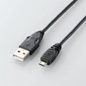 �G���R��(ELECOM) U2C-AMB015BK �u���b�N USB2.0�P�[�u�� A-MicroB 0.15m