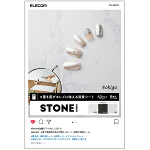 GR ELECOM DGA-BPA307 STONE u悪LCɉfwiV[g A3 6 3p^[×e2 DGABPA307
