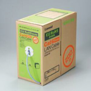 エレコム ELECOM LD-CT6/BU100/RS ブルー LANケーブル カテゴリー6対応 100m LDCT6BU100RS