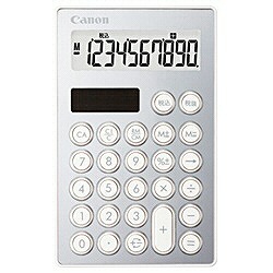 CANON 4106B001 銀 超目玉 デザイン電卓 人気 Mini 10桁 LS-Smart