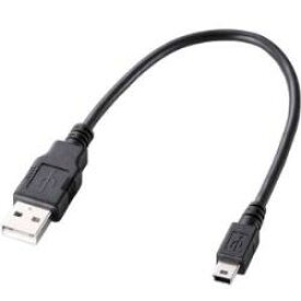 エレコム(ELECOM) U2C-GMM025BK(ブラック) USB2.0ケーブル/A-mini-Bタイプ PS3用