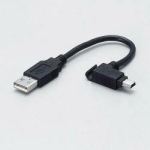 �G���R��(ELECOM) USB-MBM5 USB2.0�����P�[�u�� A-miniB 0.1m