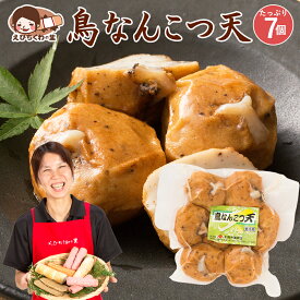 天ぷら なんこつ天 7個入り [ なんこつ 軟骨 天ぷら てんぷら おつまみ おかず お弁当 おでん 具材 練り物 練物 お試し 食品 お取り寄せ グルメ 安心の国内製造 クール便 ] 青木かまぼこ えびちくわの里 低脂質 高タンパク質 母の日 母の日ギフト