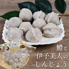鱧と伊予美人のしんじょう10袋〜50袋（1袋7個入り） 送料無料 [ ハモ 里芋 国産原料100% 練り製品 鱧 伊予美人 すり身ボール 無添加 国産100% 塩味 お弁当 おかず おつまみ 惣菜 簡単調理 愛媛県 青木蒲鉾店 ]