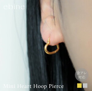 Mini Heart Hoop Pierce | ~j sAX fB[X n[g t[vsAX tςȂ OK AM[ Ή WG[ 316L T[WJXeX A v[g Vv Grl ebine