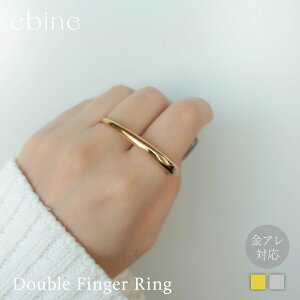 N[|10OFF |Cg5{I~9/19 01:59/Double Finger Ringbw O  T[WJ XeX fB[X Vv ؚ ςȂ d˒ A Ή 316L ϐF Â炢 