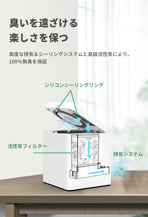 楽天市場】生ごみ処理機、電動キッチンコンポスター 容量 2.5L、量も約 