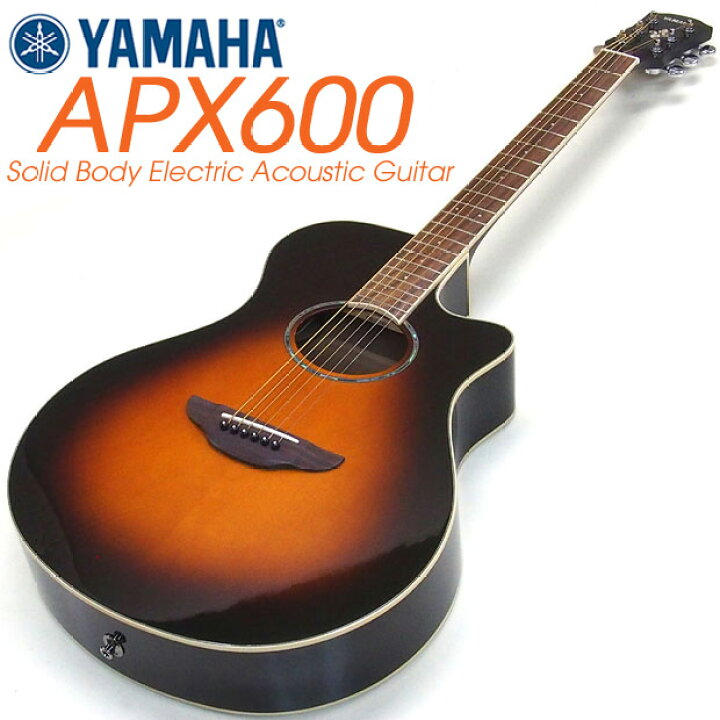 楽天市場】ヤマハ エレアコ YAMAHA APX600 OVS アコースティックギター 